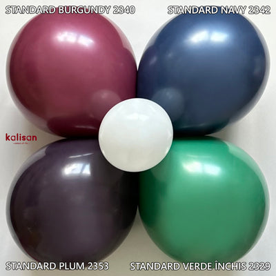 Baloane latex 13cm Verde Inchis Standard 2329