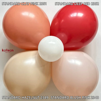 Baloane latex 13cm Deep Red Standard Kalisan 2352