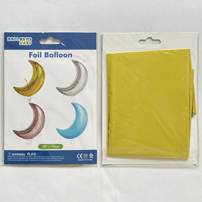 Balon Folie Figurina Semiluna Gold 70cm