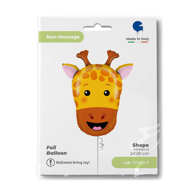 Balon Folie Figurina Cap Girafa 61 cm Grabo