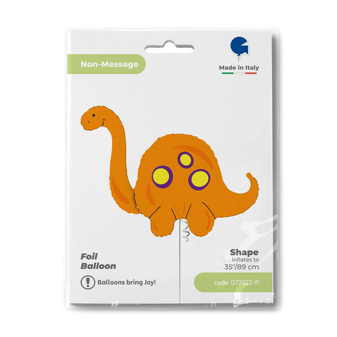 Brontosaurus Foil Figure Balloon 89cm Grabo