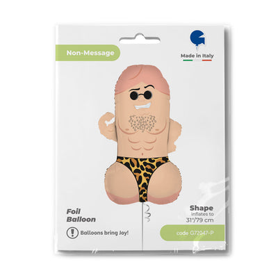 Foil Balloon Figurine Mr. D 79cm Grabo