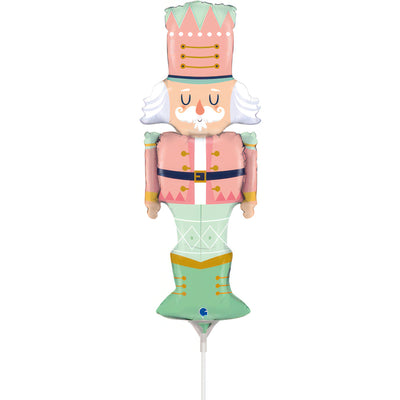 Foil Balloon Mini Nutcracker Figurine 14x41cm