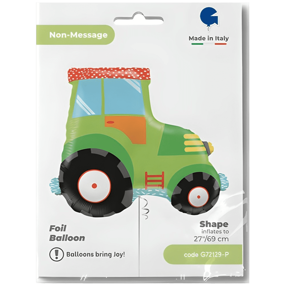 Foil Balloon Tractor Figure 69cm Grabo