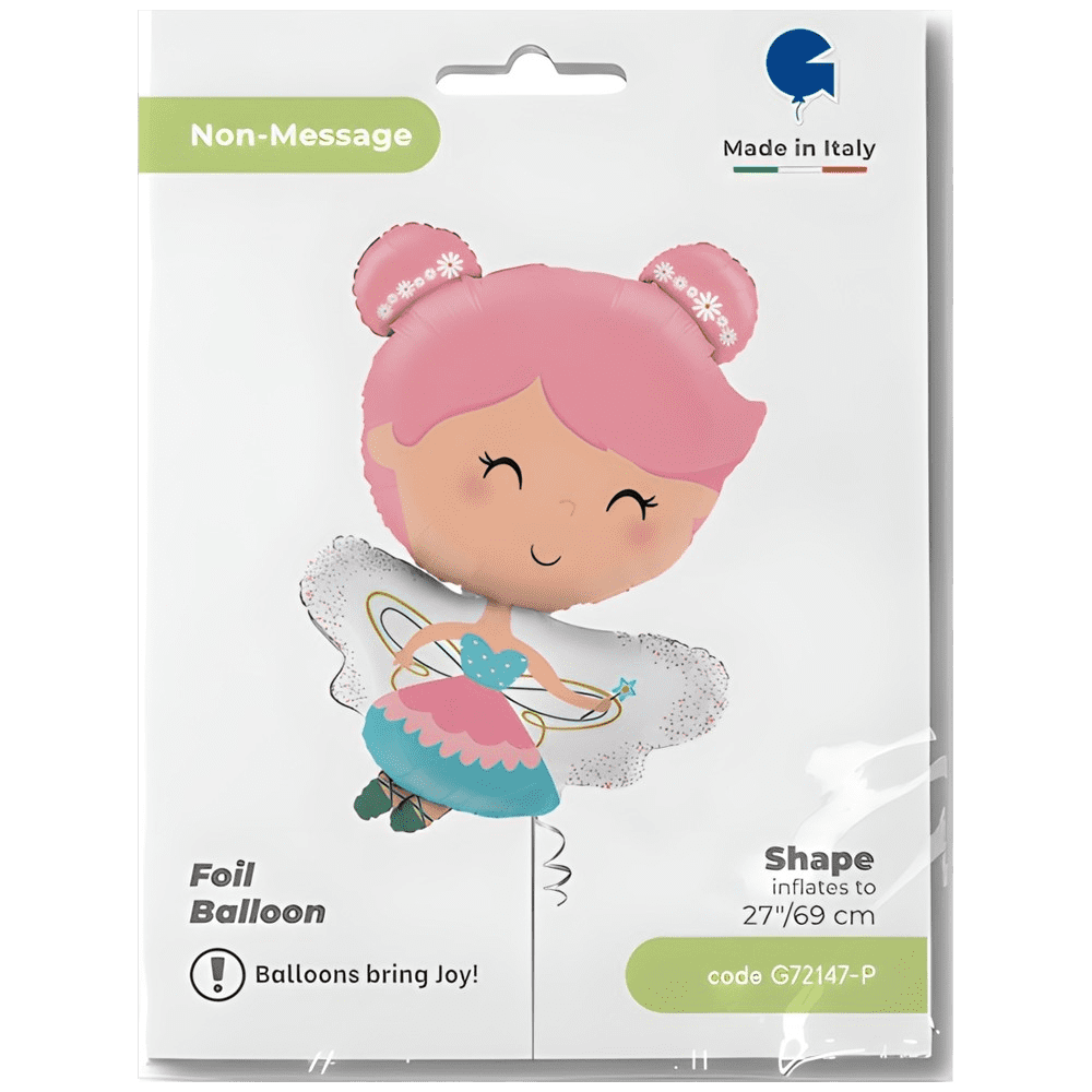 Fairy Figurine Foil Balloon 69cm Grabo