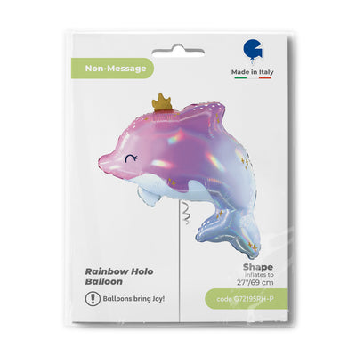 Balon Folie Figurina Delfin Glowy 69cm