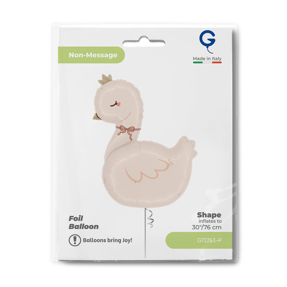 Boho Swan Foil Balloon 76cm
