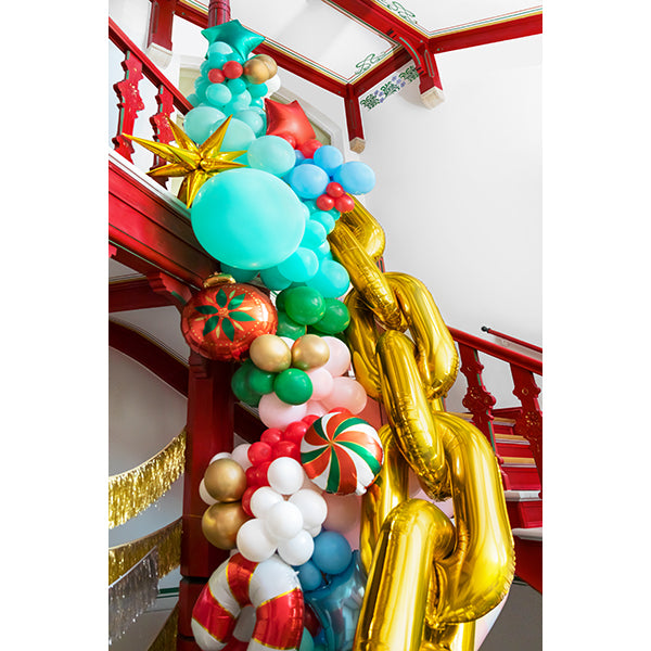Foil Balloon Garland Chain Gold 6.7m