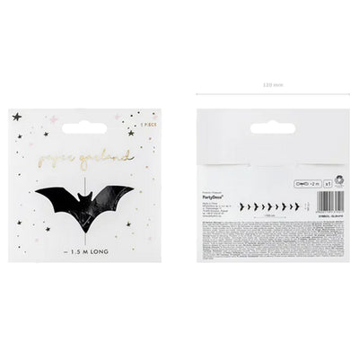 Decorative Bat Garland 1.5m
