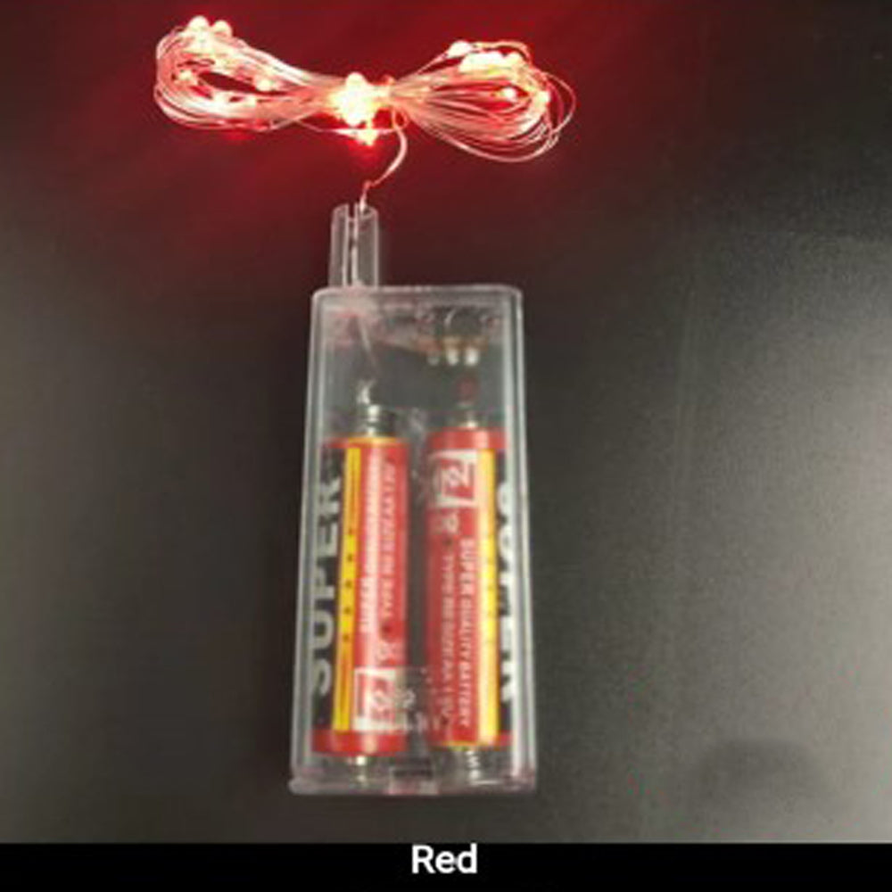 Red LED Garland 3m