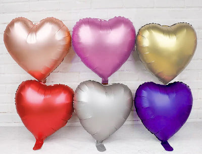 Balon Folie 45cm Inima Roz-Gold SATIN