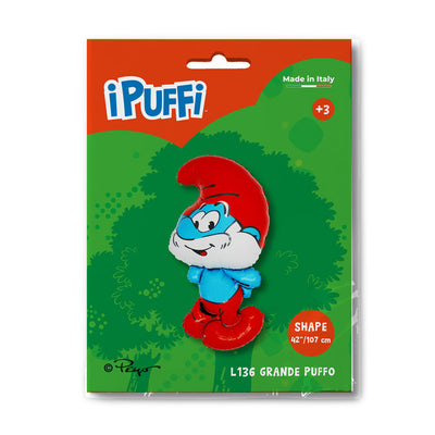 GRABO Papa Smurf Figurine Foil Balloon 107cm