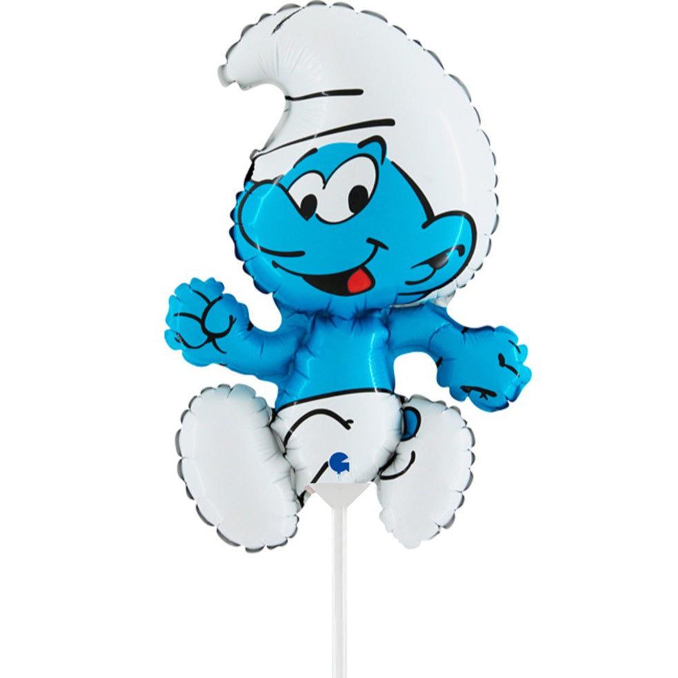 Foil Balloon Mini Smurf Figure 22 x 32cm (AIR) GRABO