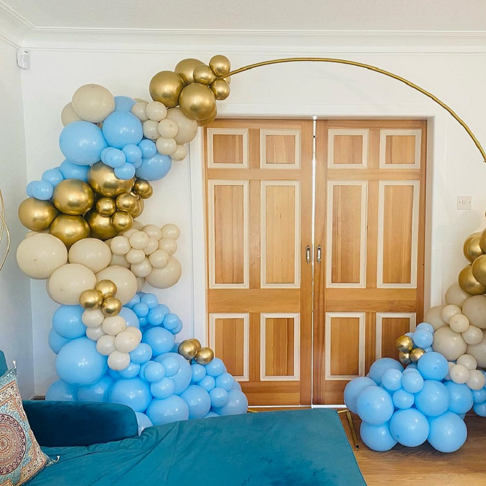 Balon Jumbo Latex 45cm Blue Macaron 3001