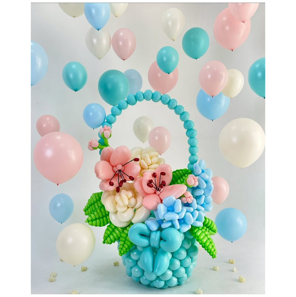 13cm Powder Pink Marshmallow Latex Balloons A50.107