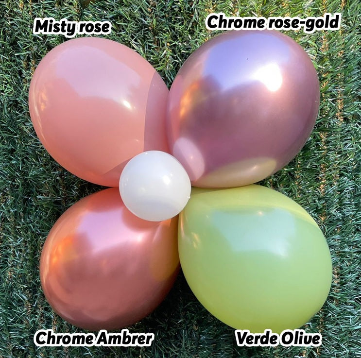 Latex Balloons 5" Natural Misty Rose A50.99