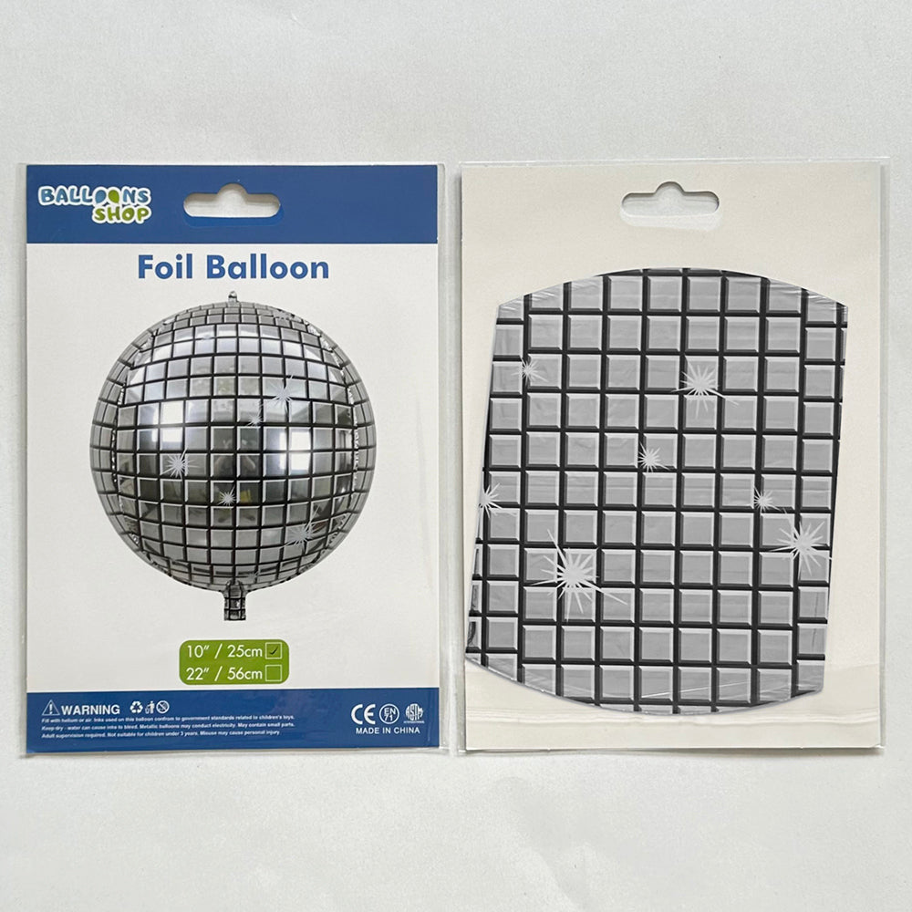 4D ORBZ Disco Globe Foil Balloon 25cm