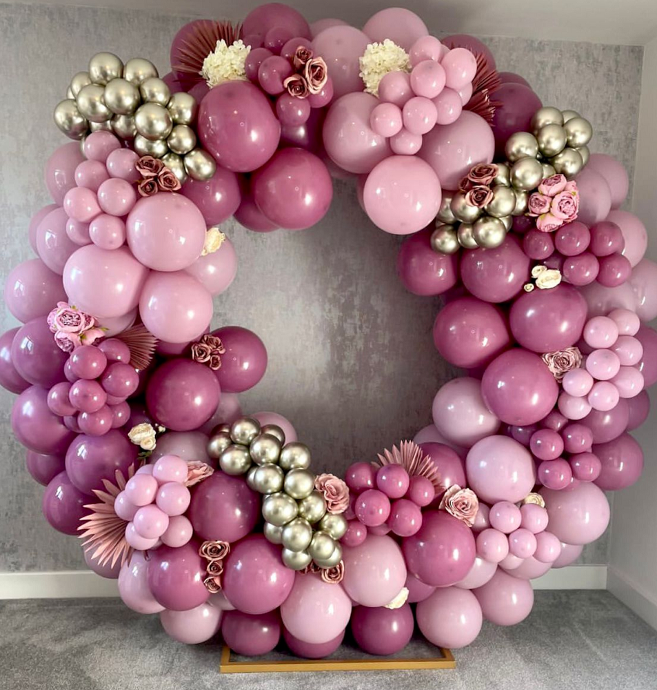 Jumbo Latex Balloon 60cm Dusty Rose Retro 8013