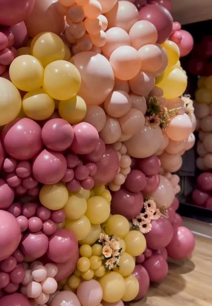 Latex Balloons 13cm Rosewood Retro Kalisan 8017