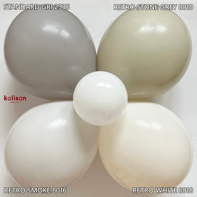 Baloane latex 13cm Gri Standard 2335