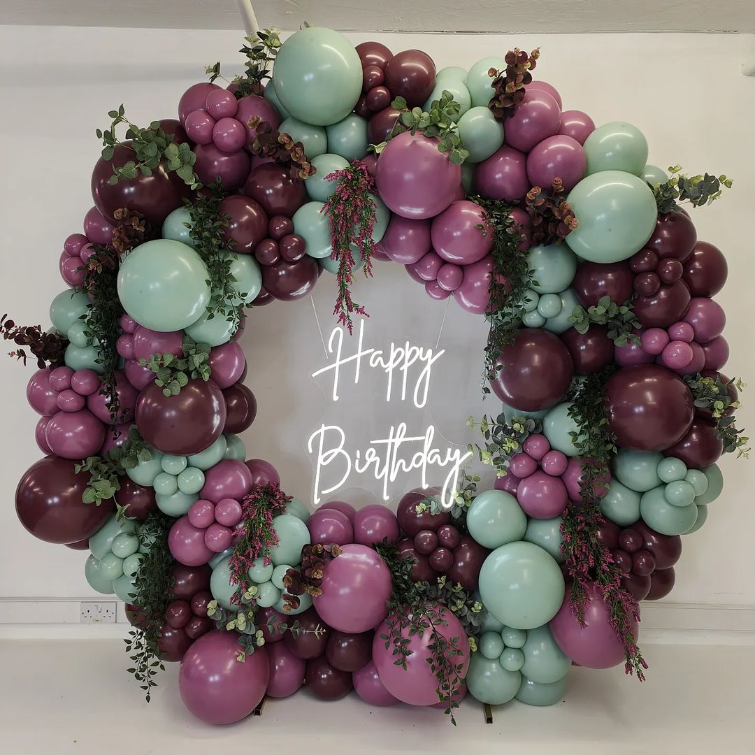 13cm Latex Balloons Wild Berry Retro Kalisan 8012