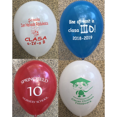 Customized school balloons