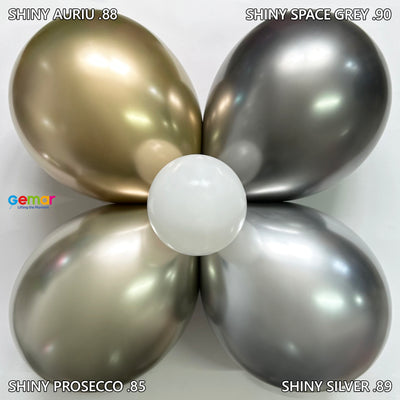 Baloane Latex Modelaj 5/152cm Shiny Argintiu DB4.Q260.89