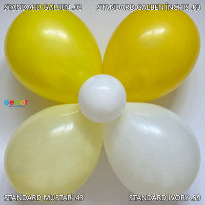 Balon Latex Jumbo 80cm Galben Standard G200.02