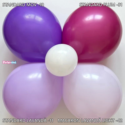 Balon Latex Jumbo 60cm Macaron Lavanda Light -42