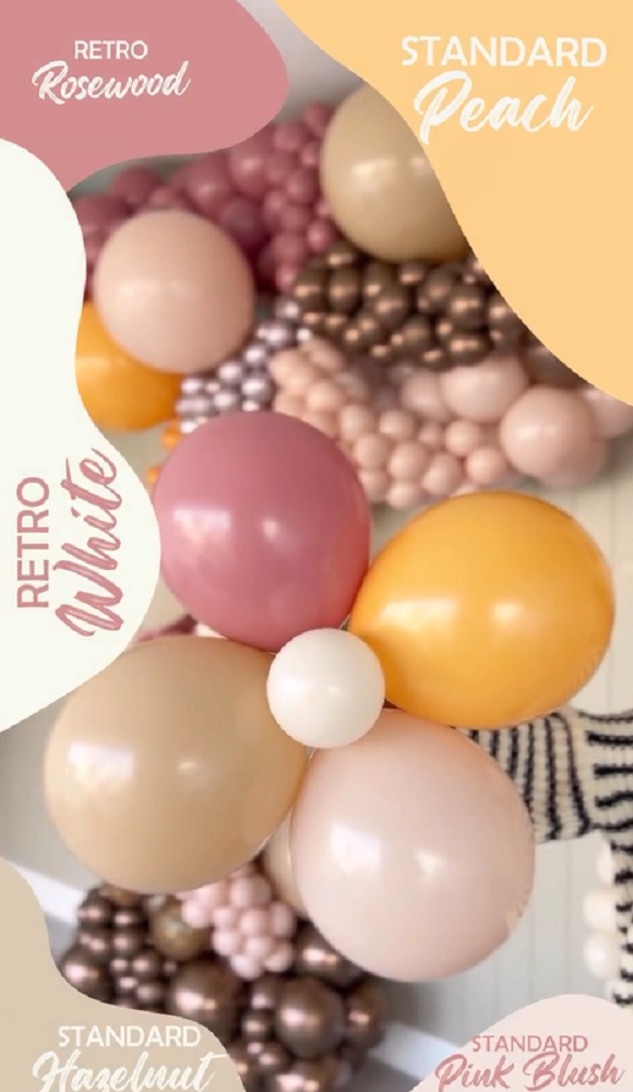 Latex Balloons 30cm Blush Pink Standard Kalisan 2348