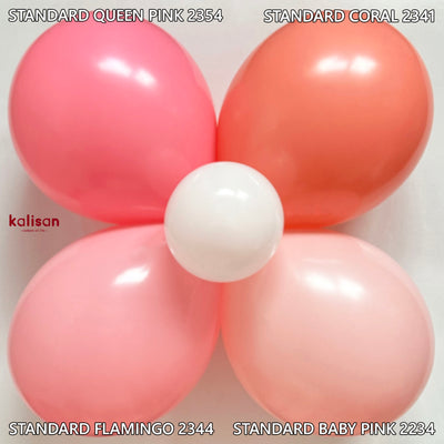 Baloane latex 13cm Coral Standard 2341