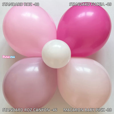 Balon Latex Jumbo 60cm Standard Roz Canyon -46