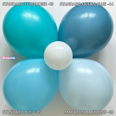 Balon Latex Jumbo 60cm Standard Bleu -05