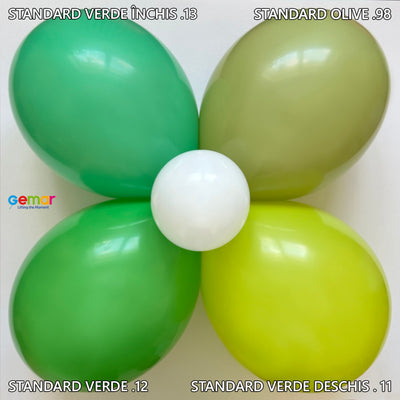 Latex Balloon Mini Jumbo 48cm Natural Green Olive G150.98