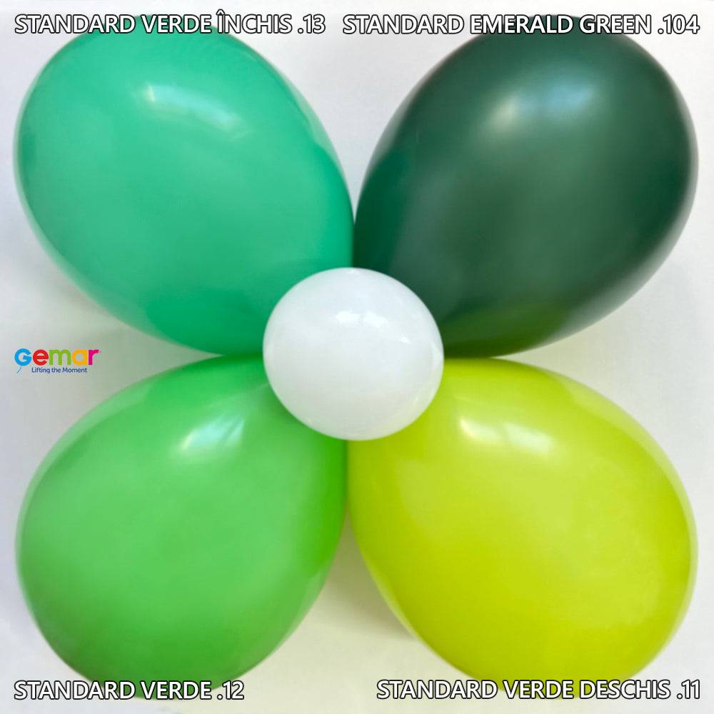 Baloane Latex Modelaj 5/152cm Standard Emerald Green D4.Q260.104