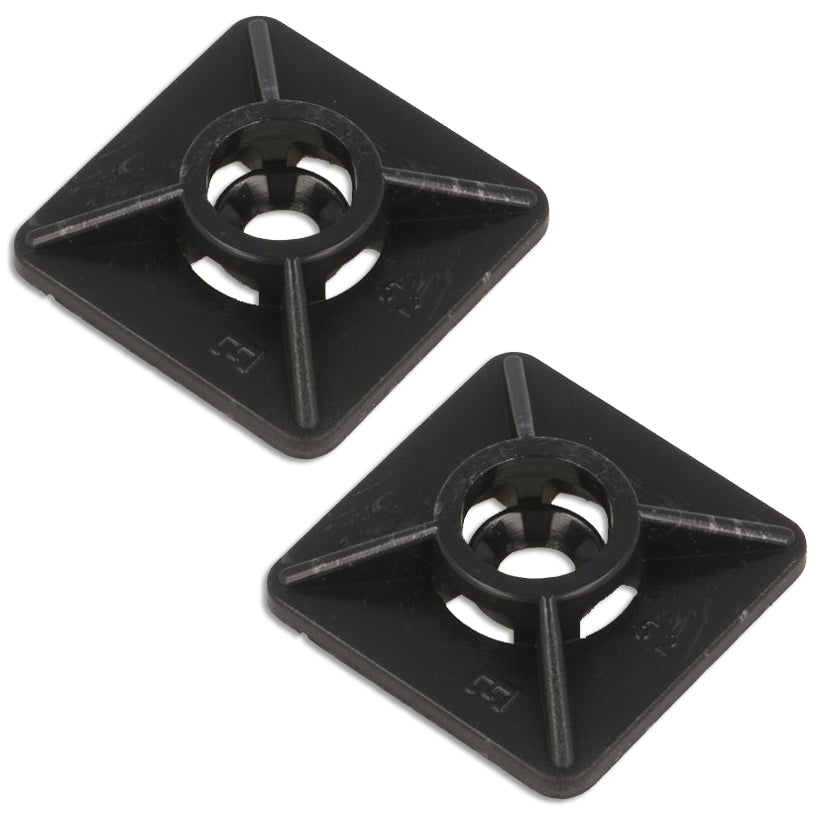 Suport Adeziv pt prindere baloane 27x27mm NEGRU