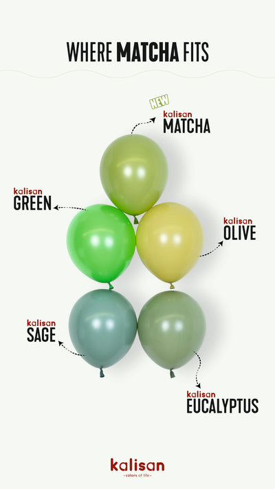 Balon Jumbo Latex 60cm Matcha Standard 2356