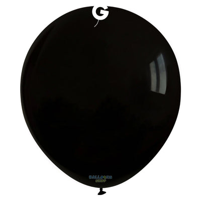 Baloane Latex 26cm Negru Standard G90.14