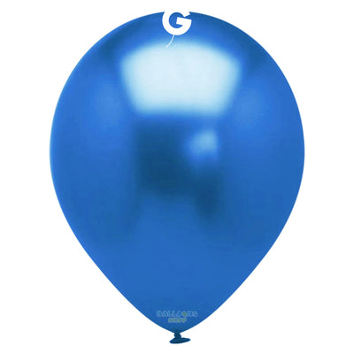 Baloane Latex 26cm Metalice Albastru GM90.36