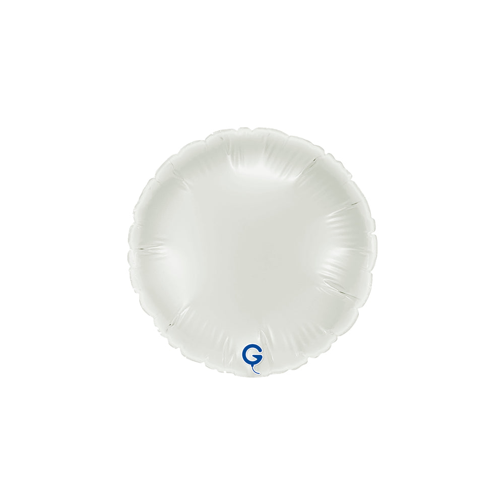 Balon Folie Rotund Alb 10 cm Grabo