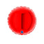 Balon Folie Rotund Rosu 10 cm Grabo