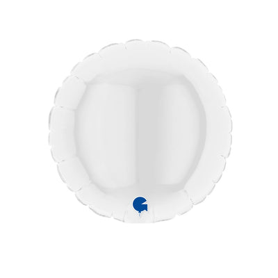 Balon Folie Rotund Alb 10 cm Grabo