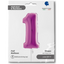 JUMBO Foil Balloon NUMBER 1 PURPLE 102 cm Grabo
