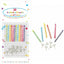 Set 20 Lumanari cu suport Multicolore 6cm