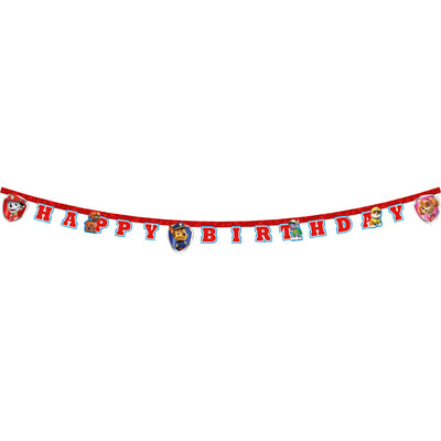Banner Petrecere Happy Birthday Patrula Catelusilor Ready for Action