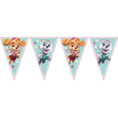 Banner Petrecere Stegulete Patrula Catelusilor Skye and Everest