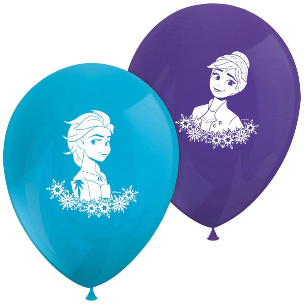 Set of 8 Latex Balloons 28cm Disney Frozen 2