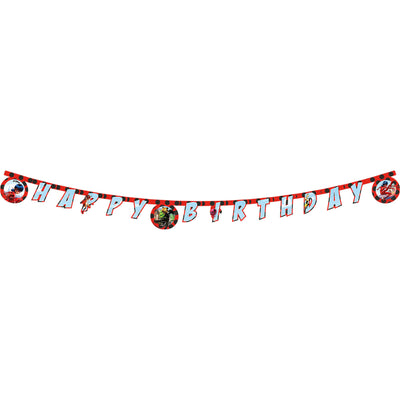 Banner Petrecere Happy Birthday Miraculous Zag