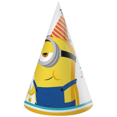 Set of 6 Minions The Rise of Gru Party Hats