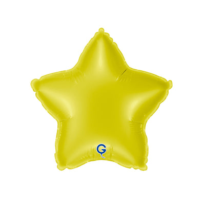 Balon Folie Stea Galbena 23cm